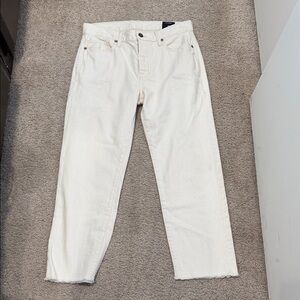 Vince Off-White Denim Jeans